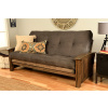 Craftsman Mission Morris Hardwood Sofa Futon Gray